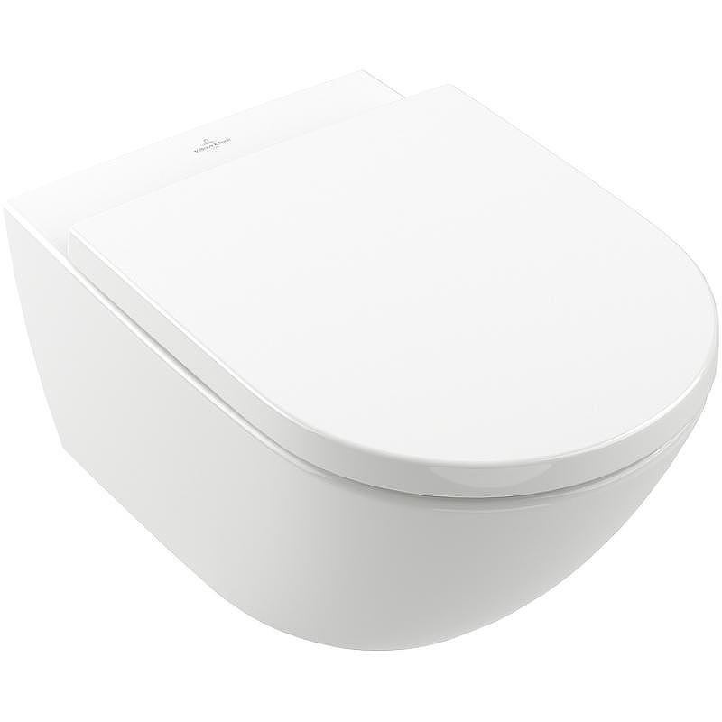 Унитаз Villeroy&Boch Subway 3.0 4670T001 Альпийский белый без сиденья