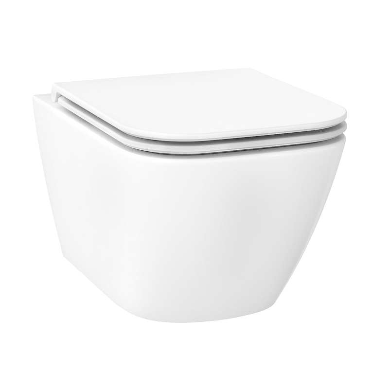 Унитаз Wellsee Pure BY Wellsee 182602001 подвесной цвет Белый глянцевый с сиденьем Микролифт