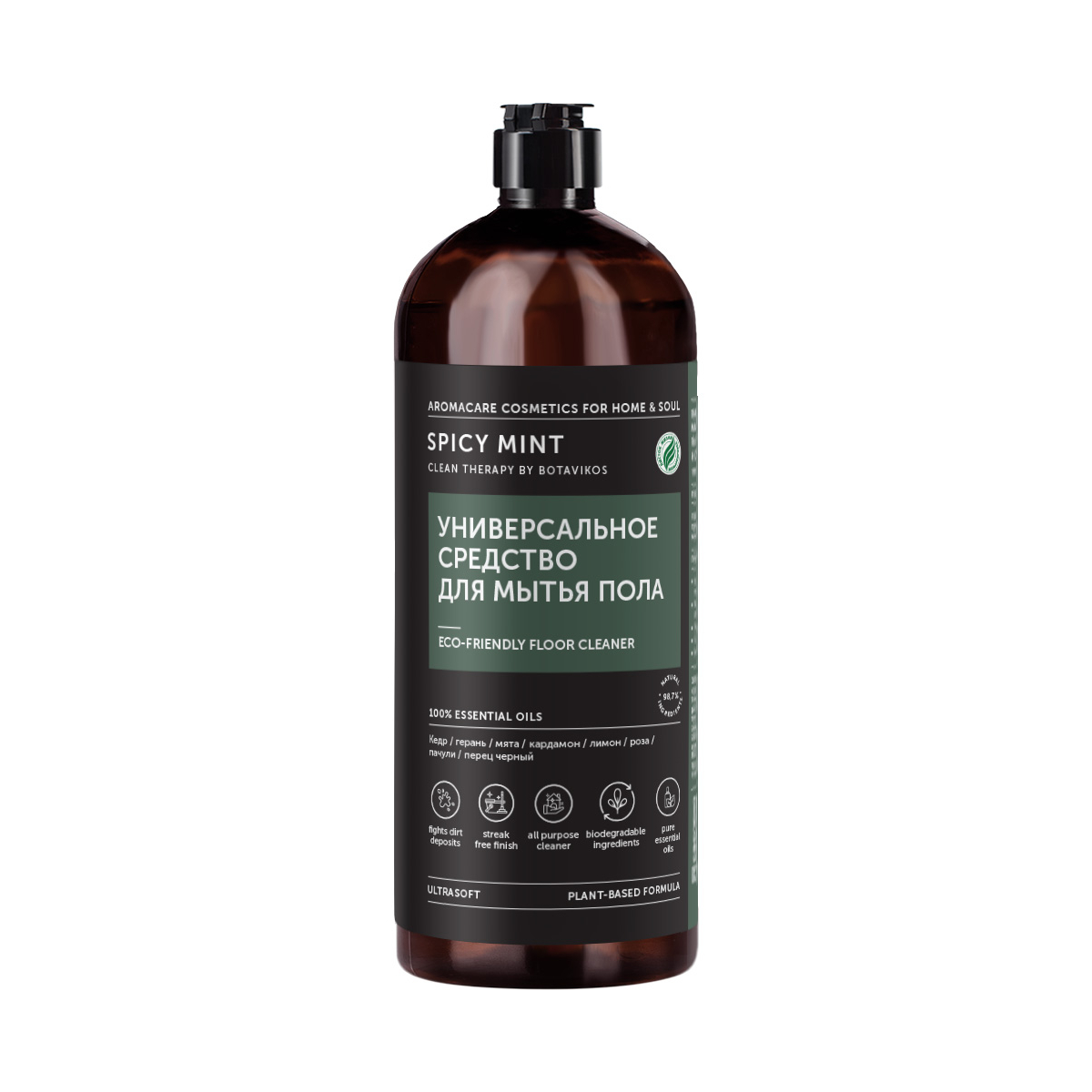 Универсальное средство для мытья пола Botavikos Spicy Mint, 1000 мл