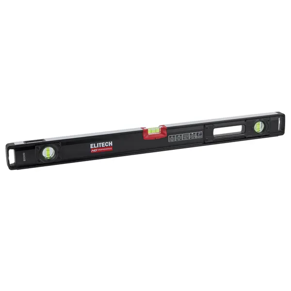 Уровень пузырьковый Elitech HD 320303 3 глазка магнитный 800 мм