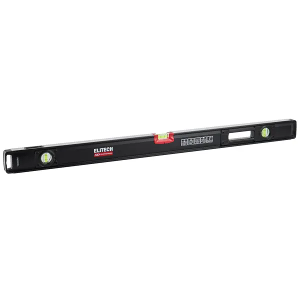 Уровень пузырьковый Elitech HD 320304 3 глазка магнитный 1000 мм
