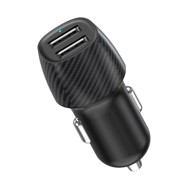 устройство зарядное в прикуриватель REXANT 2хUSB 12Вт световая индикация
