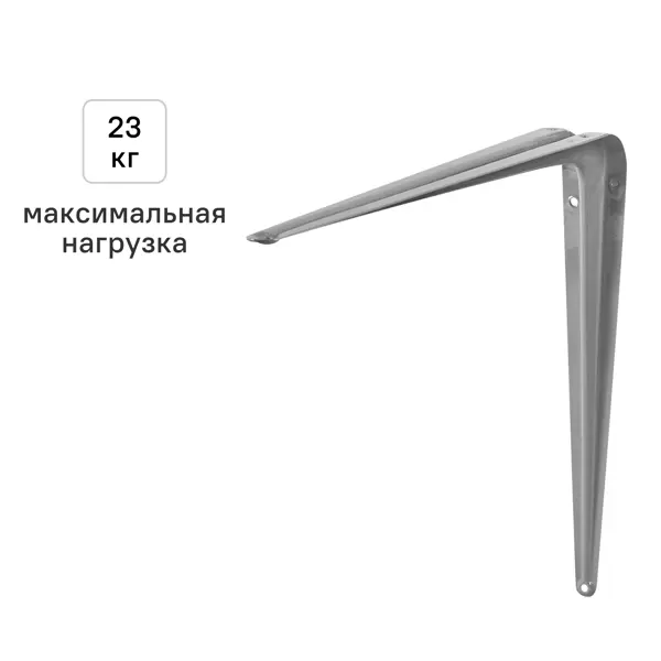 Утилитарный кронштейн Normo 30x35 см нагрузка до 23 кг цвет серый