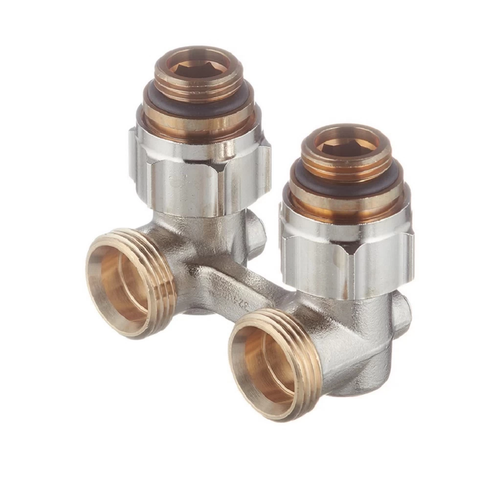 Узел нижнего подключения угловой Oventrop Multiflex F ZB 1/2 НР(ш) х 3/4 EK для радиатора (1015884)