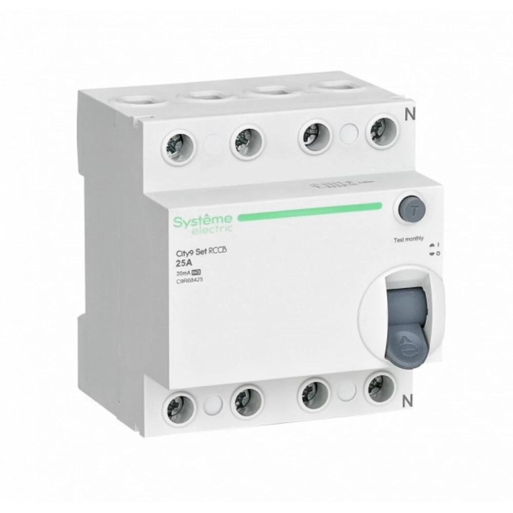 УЗО Systeme Electric City9 Set 25А 4P тип A 30 мА 6 кА (C9R68425)