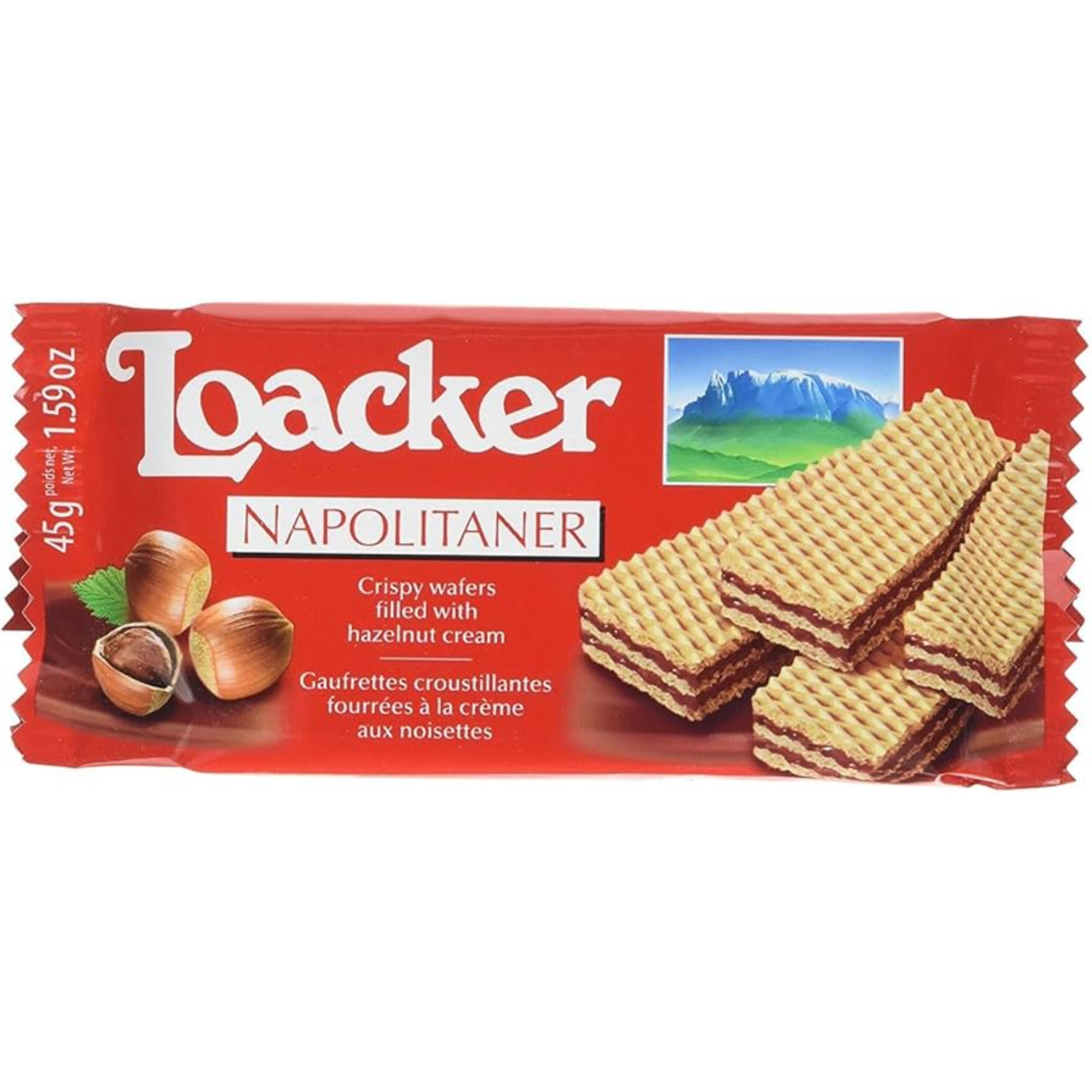 Вафли Loacker классик Наполитанер 45 г