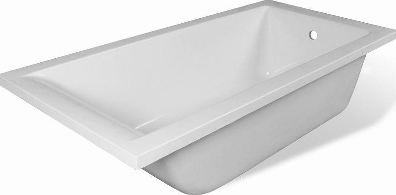 Ванна из искусственного камня Aquanet Bright Stone 160х70 AQ-00332876 цвет Белый