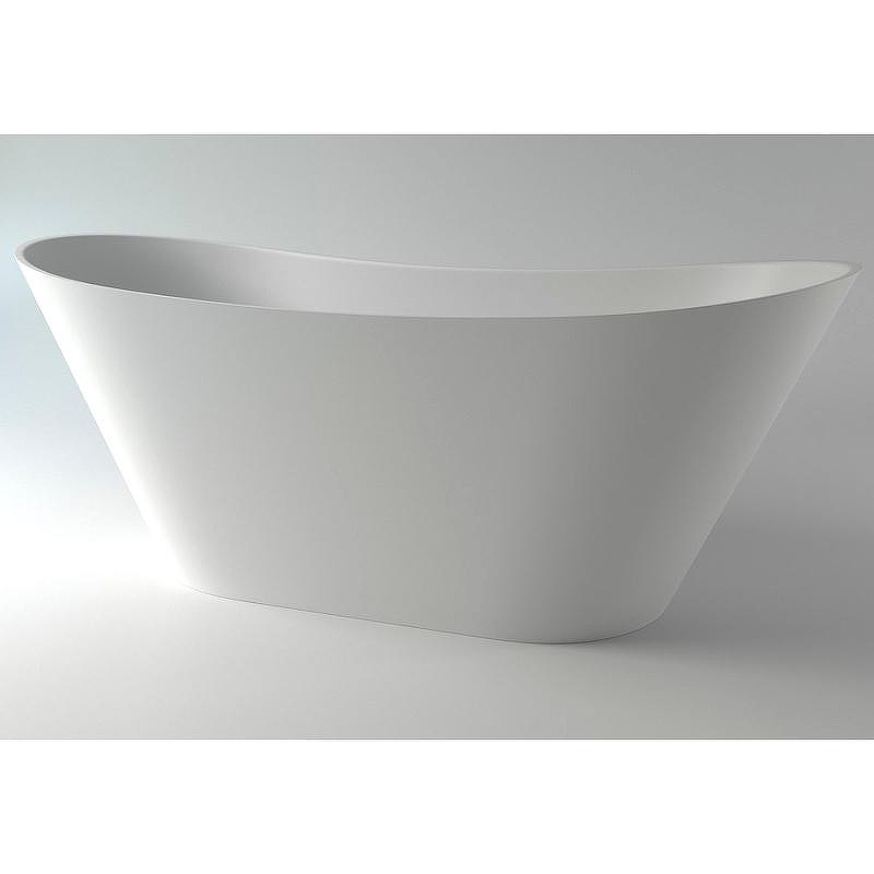 Ванна из искусственного камня Holbi Afina 161x66 1.01.004.11.1 Белая матовая