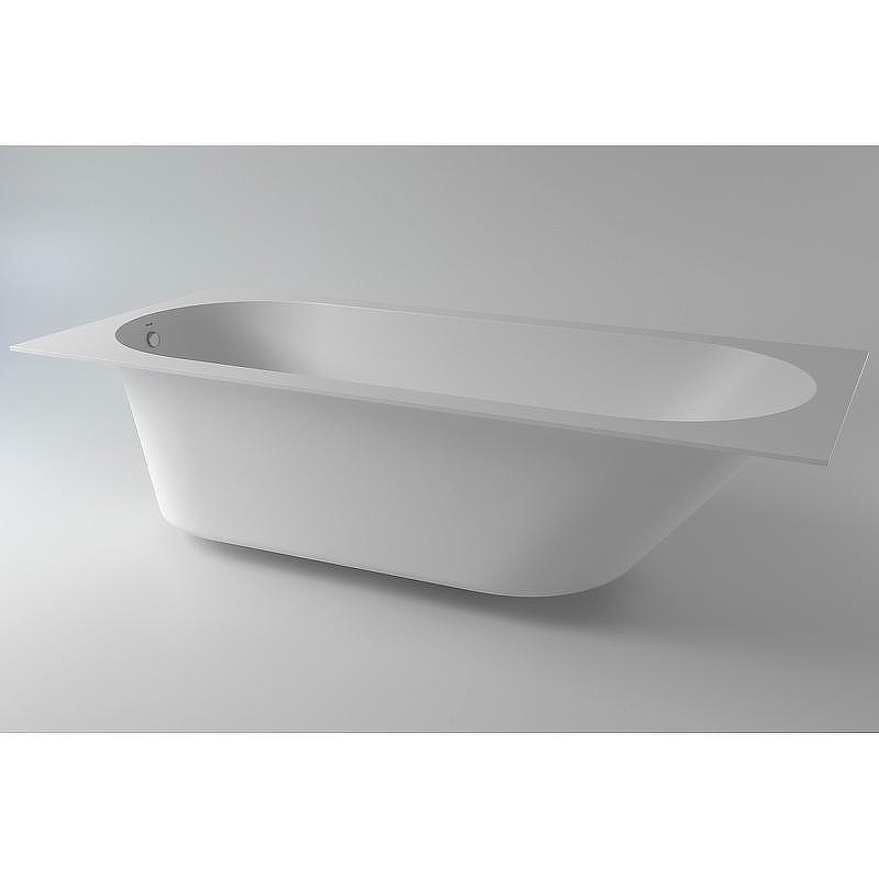 Ванна из искусственного камня Holbi Orion 168x74 1.01.007.11.1 Белая матовая