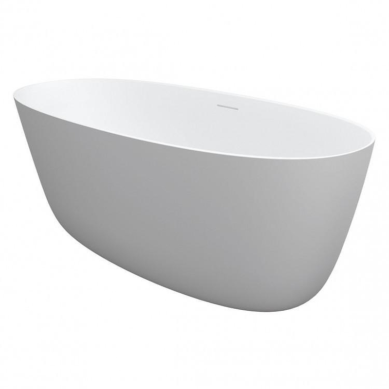 Ванна из искусственного камня Riho Oval 160х72 B129001105 цвет Белый матовый