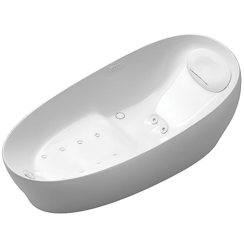Ванна из искусственного камня Toto Neorest PJYD2200PWEE#GW 220х105 с гидромассажем