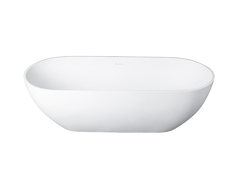 Ванна из искусственного камня Uni-Flow Oval 175x76 FS307-1750 Gloss White цвет Белый глянцевый