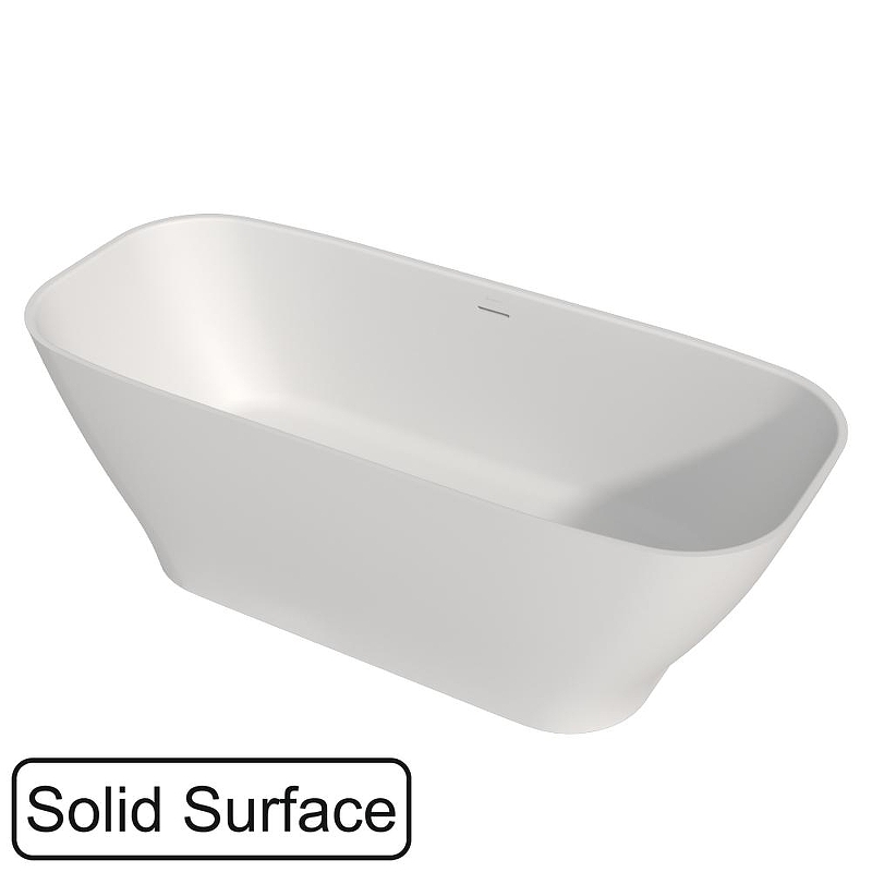 Ванна из искусственного камня Whitecross Clover 170x72 0220.170072.200 цвет Белый матовый