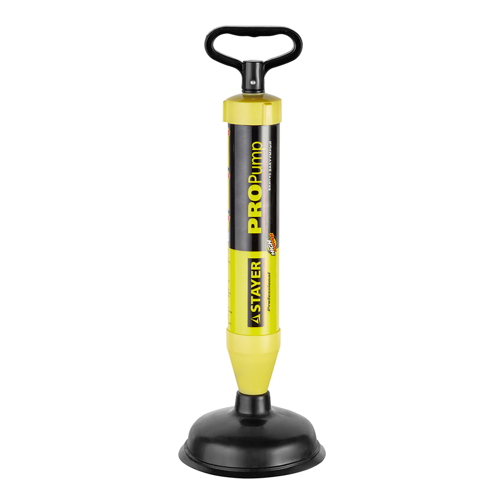 Вантуз вакуумный Stayer Professional ProPump с двумя адаптерами (51925)