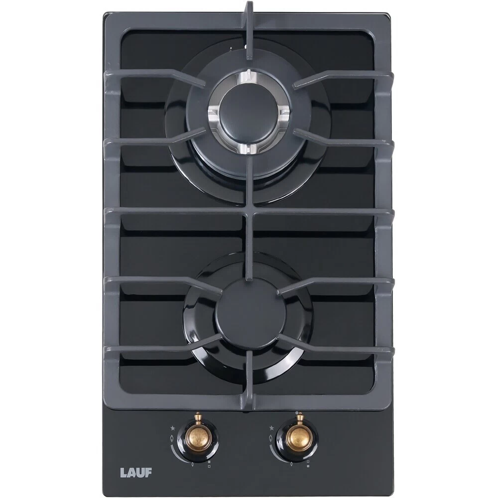Варочная панель газовая Lauf PG-304BL classic 2 конфорки черная