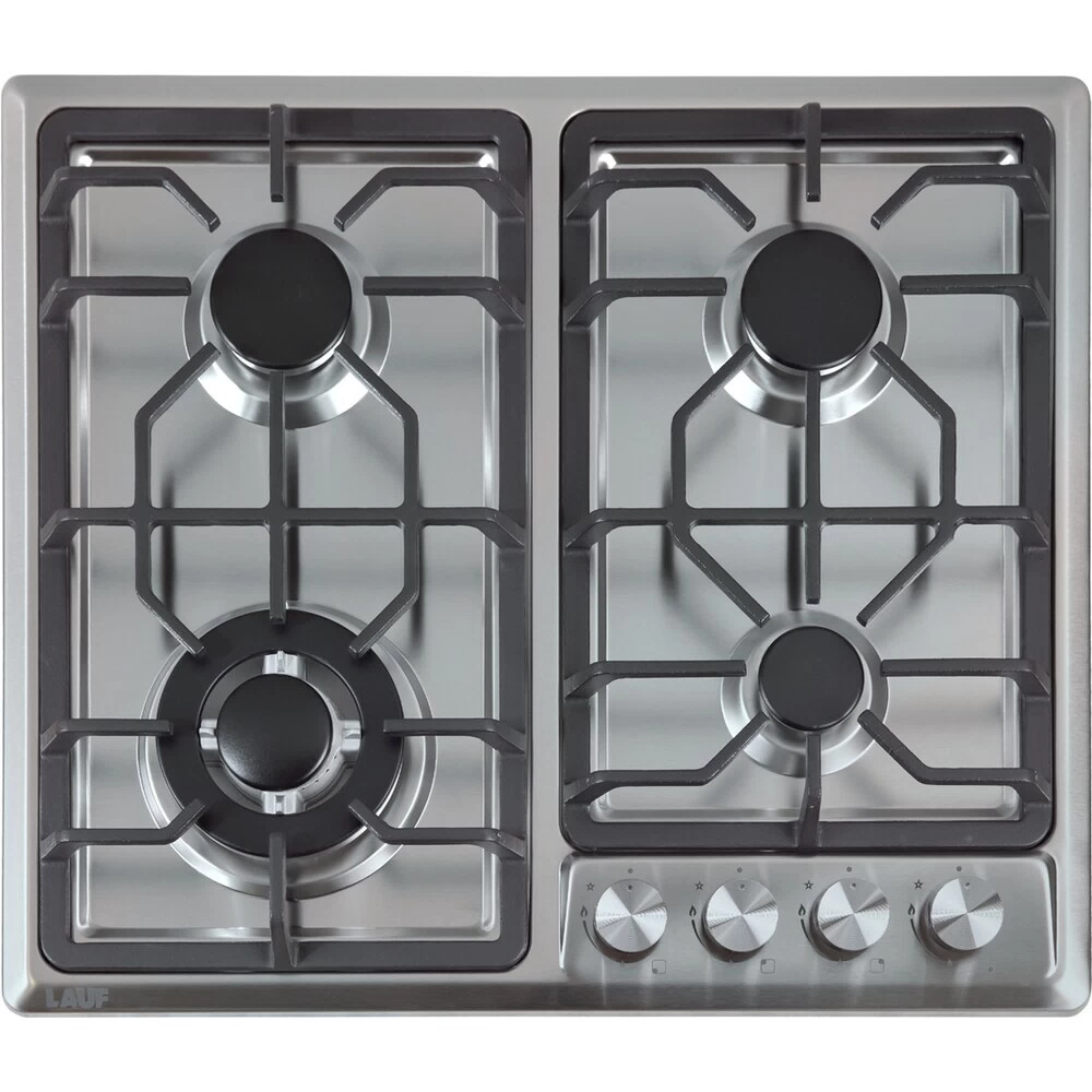 Варочная панель газовая Lauf PG-623 4 конфорки металлик