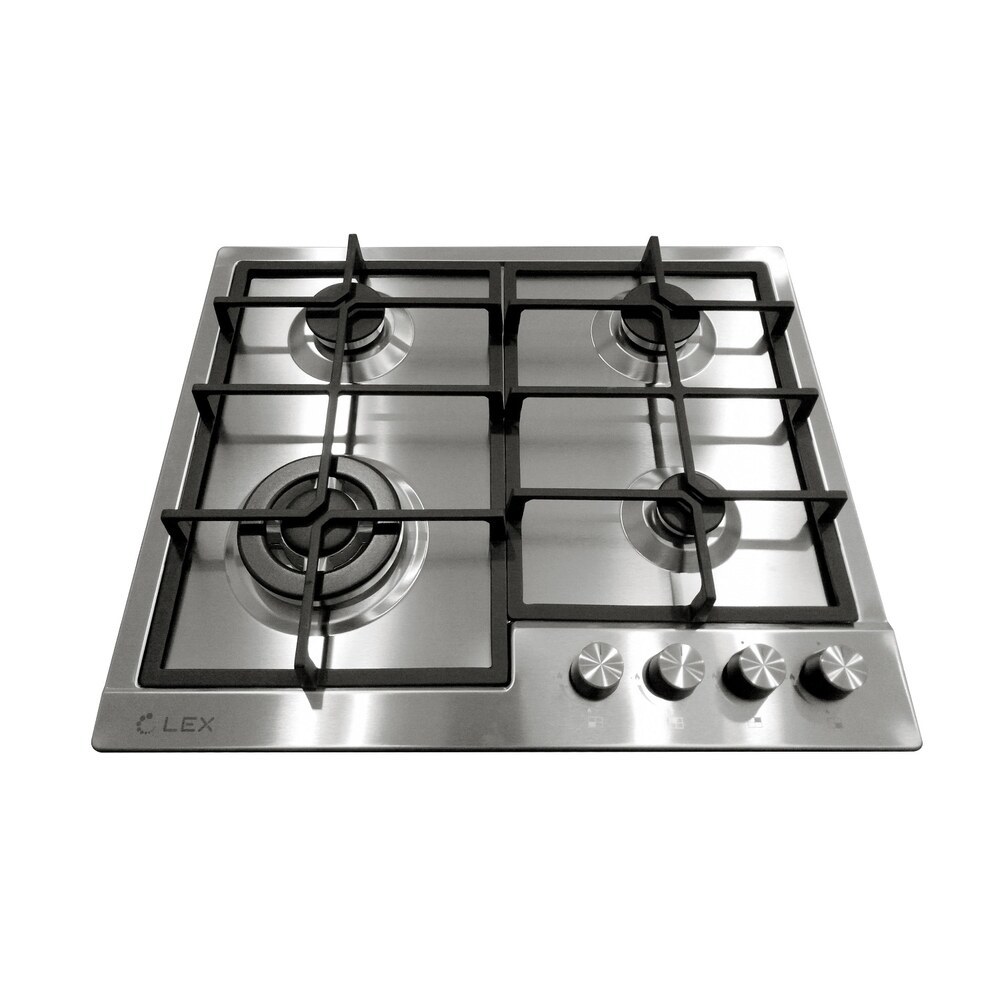 Варочная панель газовая Lex GVS 640 4 конфорки нержавеющая сталь