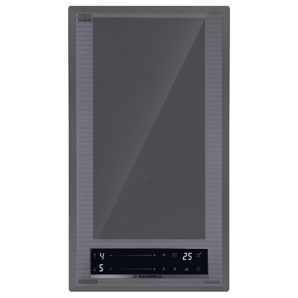 Варочная панель индукционная Maunfeld CVI292S2FMDGR Lux Inverter 2 конфорки графит