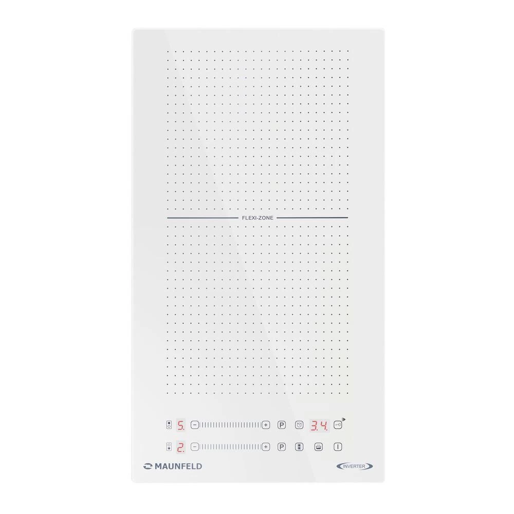 Варочная панель индукционная Maunfeld CVI292S2FWH Inverter 2 конфорки белая