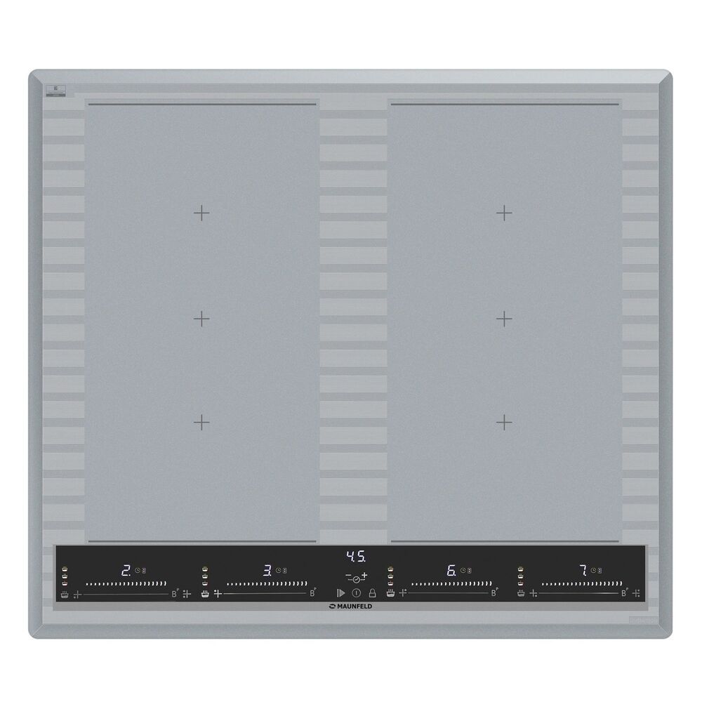 Варочная панель индукционная Maunfeld CVI594SF2MBL Lux 4 конфорки голубая