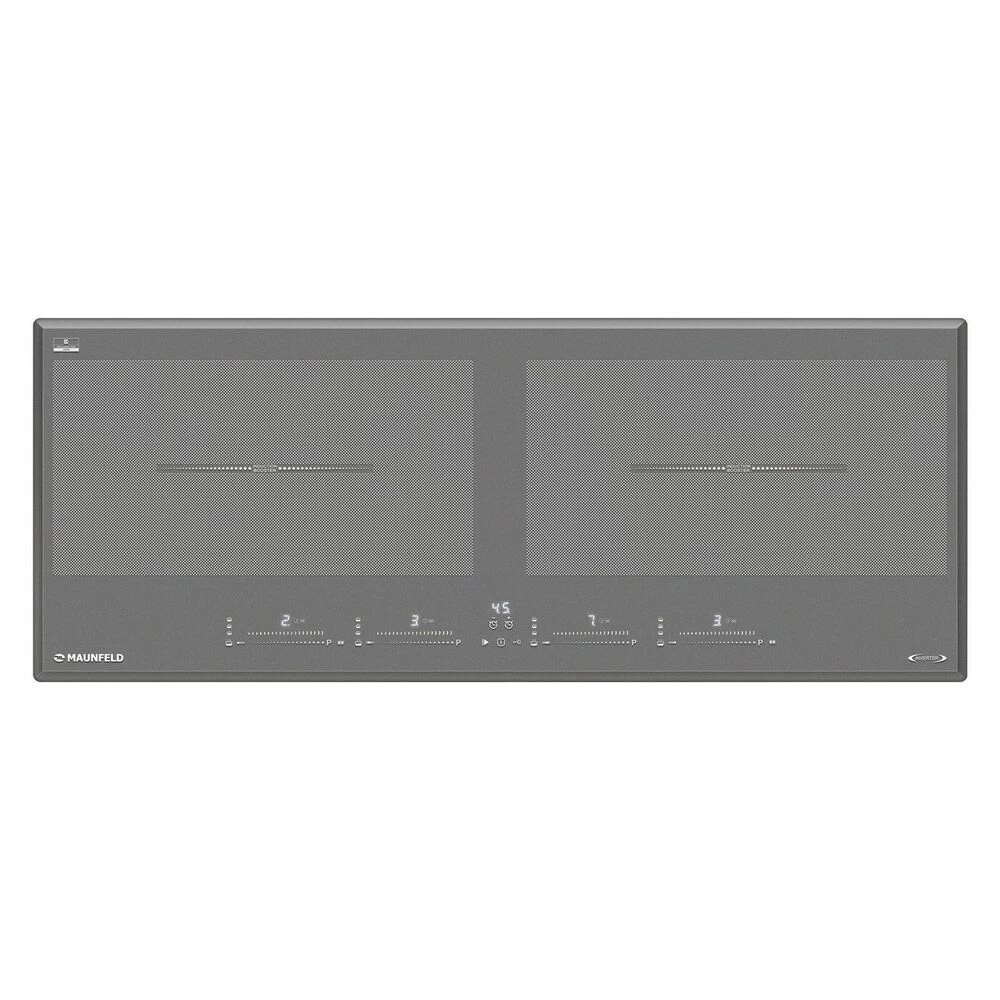 Варочная панель индукционная Maunfeld CVI904SFLLGR Inverter 4 конфорки серая