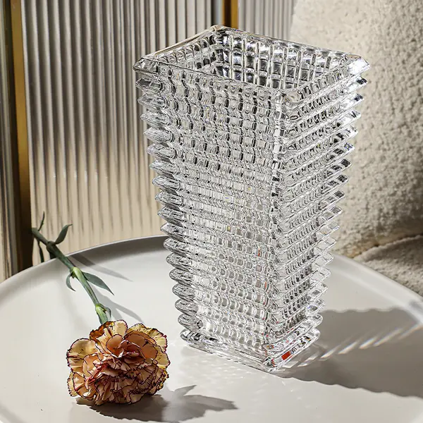Ваза Crystal стекло цвет прозрачный 27.3 см