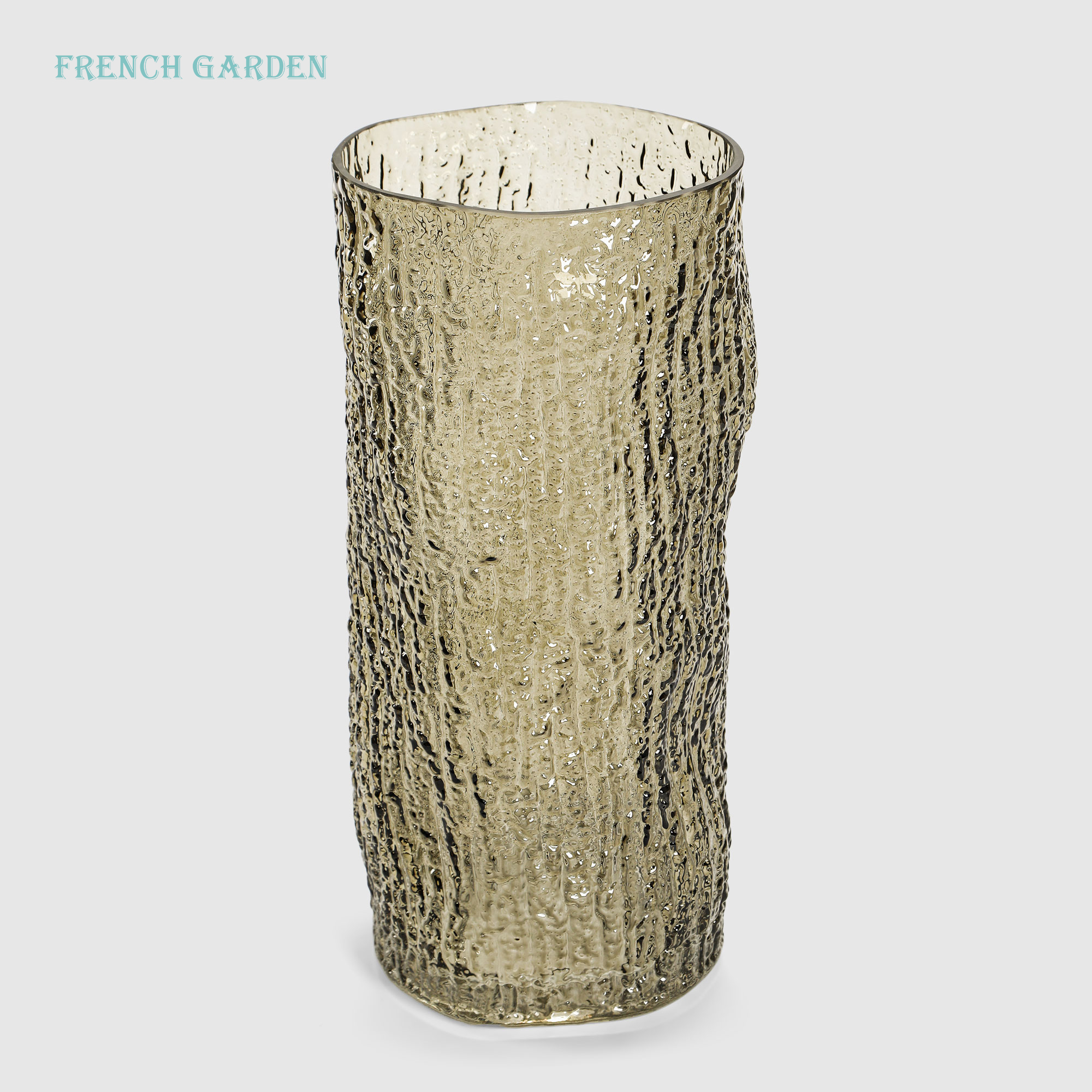 Ваза French garden стекло, Графит 31 см