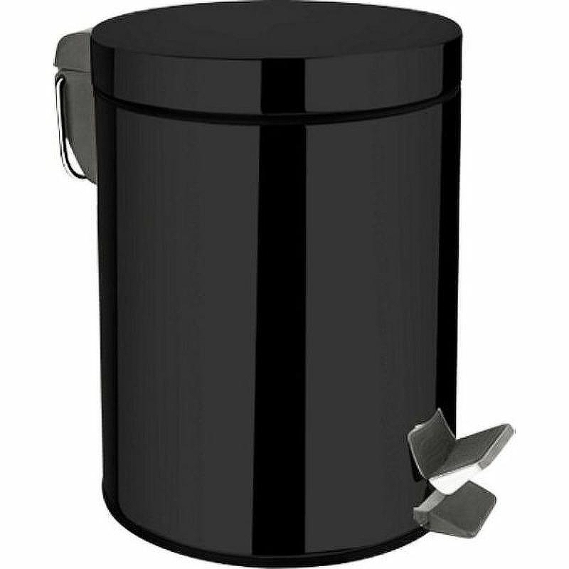 Ведро для мусора Aquanet 8072MB 241920 Черное