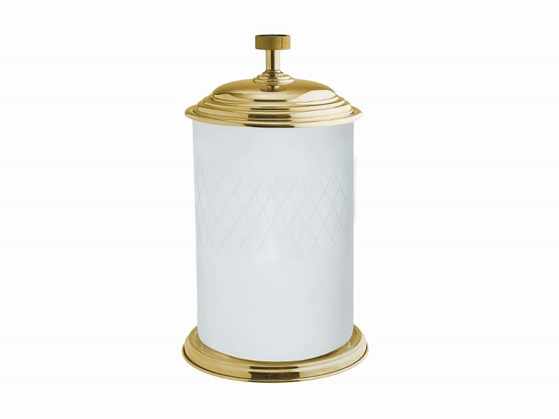 Ведро для мусора Boheme Royal Cristal 10934-G-B цвет Золото