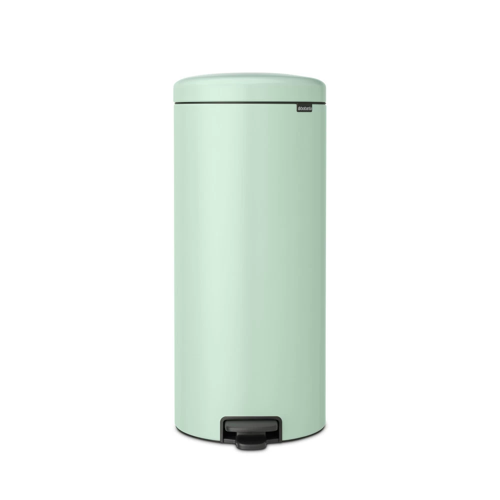 Ведро для мусора Brabantia NewIcon с крышкой 30 л металл мятно-голубое с педалью