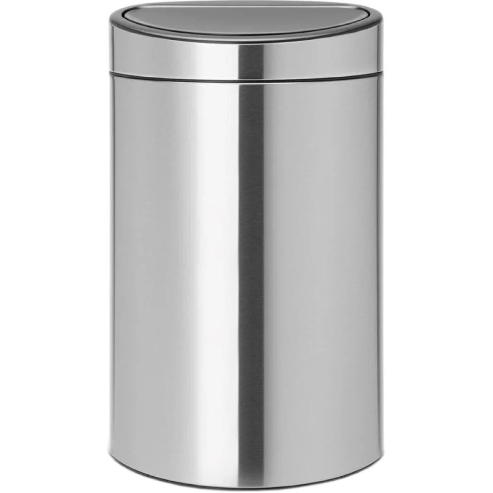 Ведро для мусора Brabantia Touch Bin New FPP с крышкой двухсекционное 23/10 л металл стальное матовое