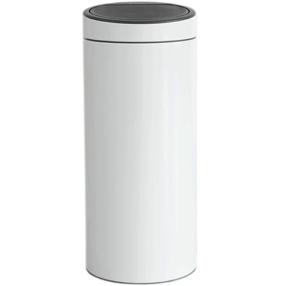 Ведро для мусора Brabantia Touch Bin New с крышкой 30 л металл белое