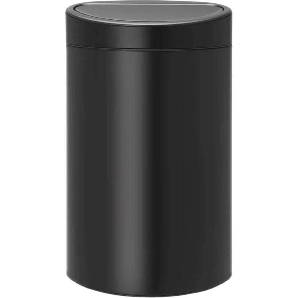 Ведро для мусора Brabantia Touch Bin New с крышкой 40 л металл черное