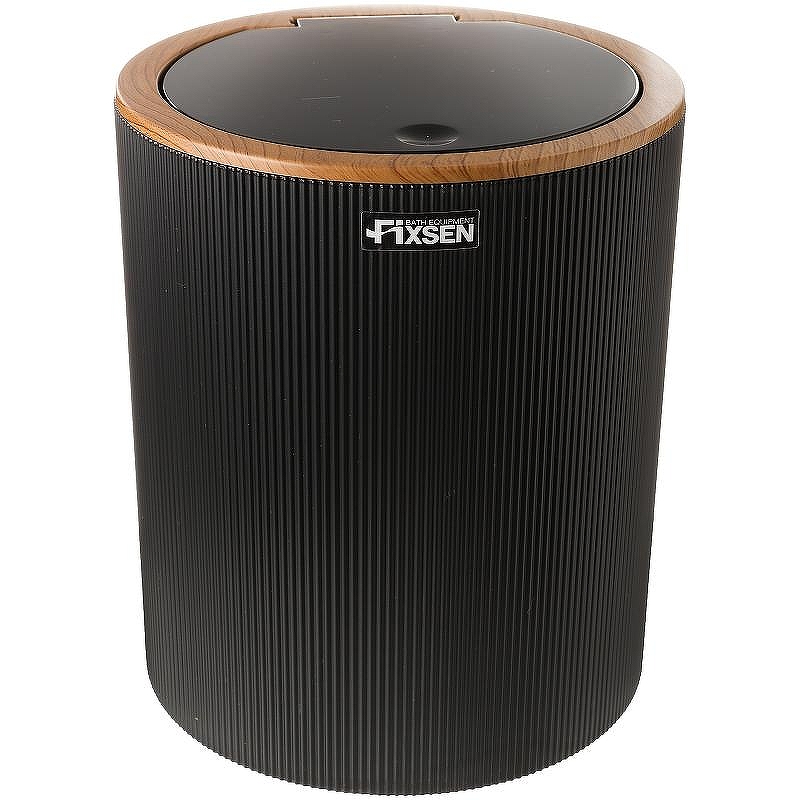 Ведро для мусора Fixsen Black Boom FX-411-6 Черное