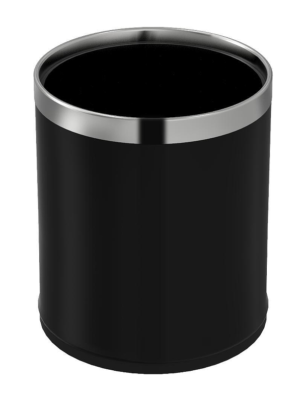 Ведро для мусора WeltWasser Axen BL 6L 10000003987 цвет Черный матовый