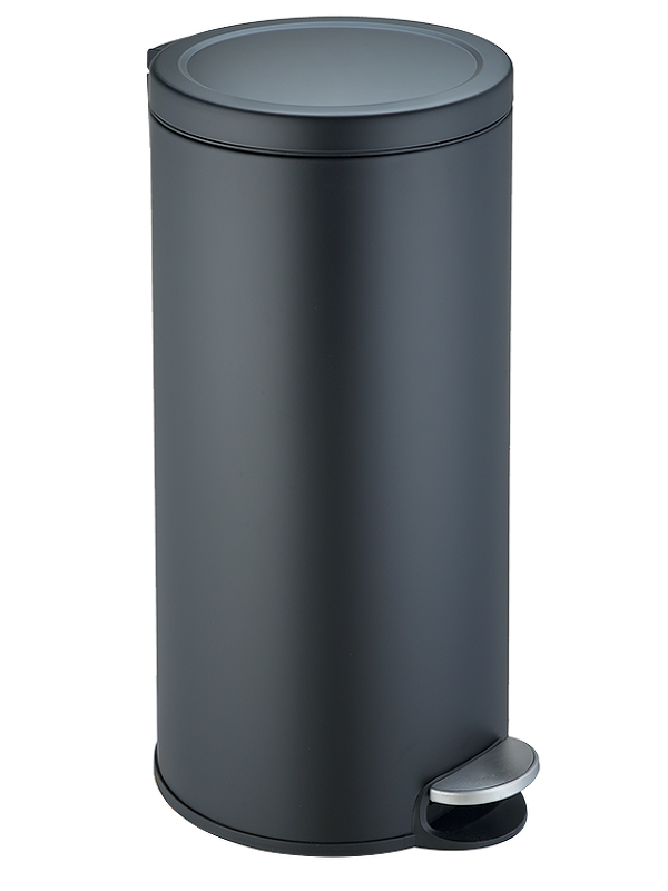 Ведро для мусора WeltWasser Lora BL 30L 10000013388 цвет Черный матовый
