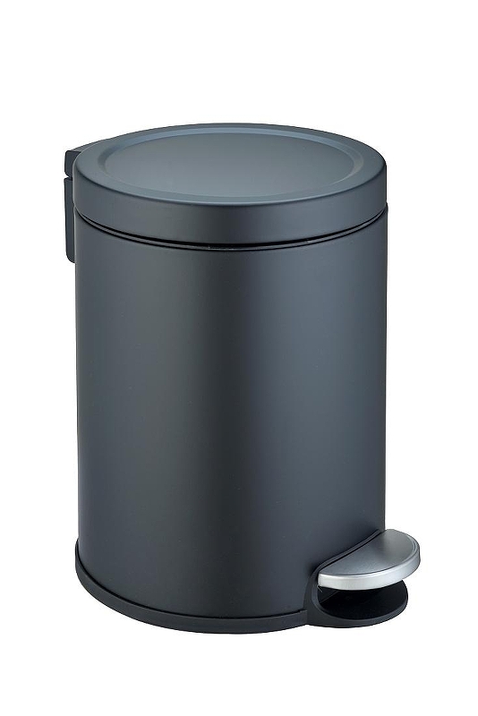 Ведро для мусора WeltWasser Lora BL 6L 10000013407 цвет Черный матовый