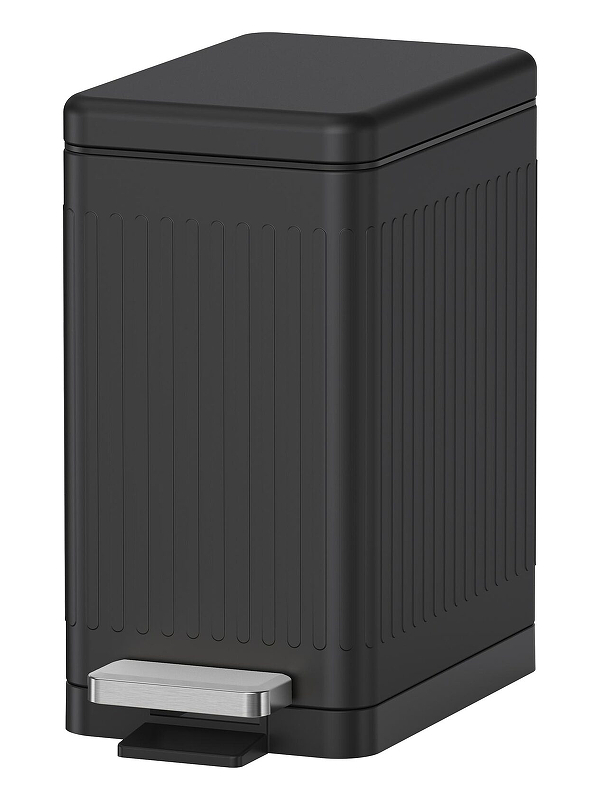 Ведро для мусора WeltWasser WW Magy BL 6L 10000011262 цвет Черный матовый