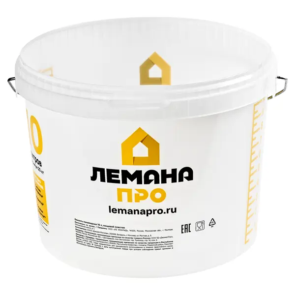 Ведро Лемана Про 32013729 10 л пищевой пластик