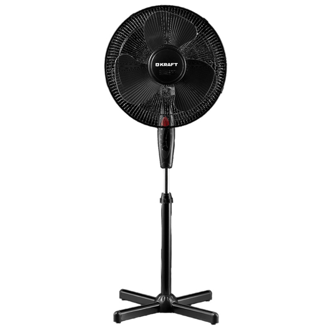 вентилятор напольный KRAFT KF-FS40-1621BL черный