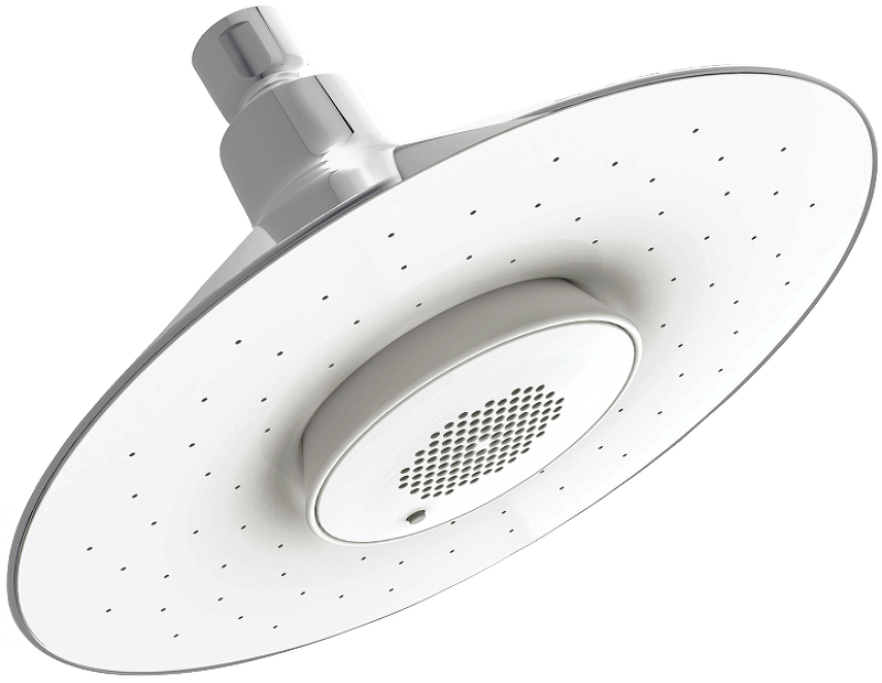 Верхний душ Jacob Delafon Moxie E99105-CP с беспроводным Bluetooth динамиком цвет Хром
