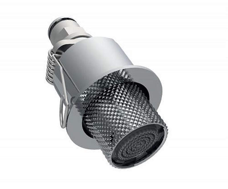 Верхний микродуш Fima Carlo Frattini Waterdot F3710GKSN цвет Никель брашированный