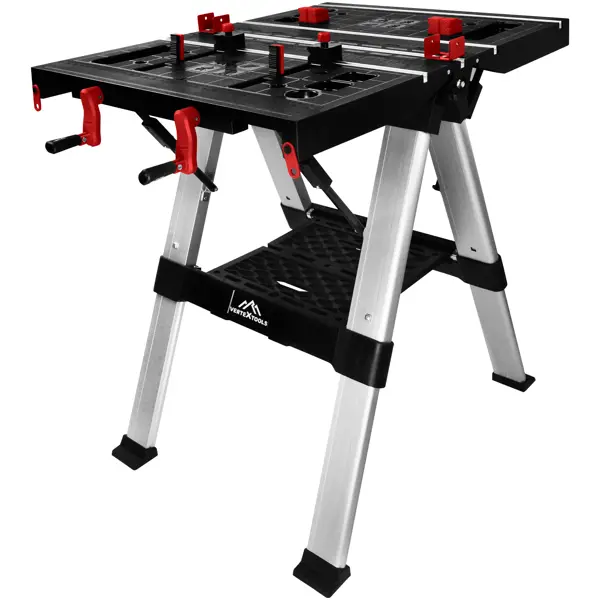 Верстак столярный складной Vertextools 2070-06 810x850x1000 мм максимальная нагрузка 200 кг