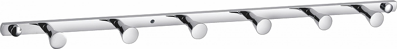 Вешалка для полотенец Wonzon & Woghand WW-9381-6 цвет Хром