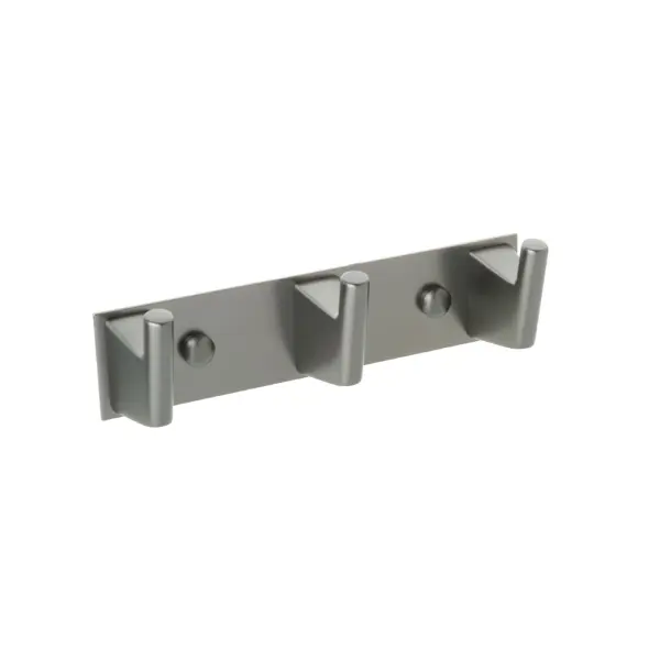 Вешалка Fixsen Trend Graphite FX-98005-3, стальная, 3 крючка, цвет графит