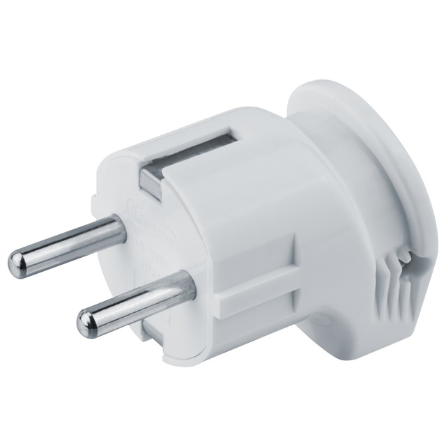 вилка угловая NAVIGATOR NCA-PL04 16A E-WH с/з белая