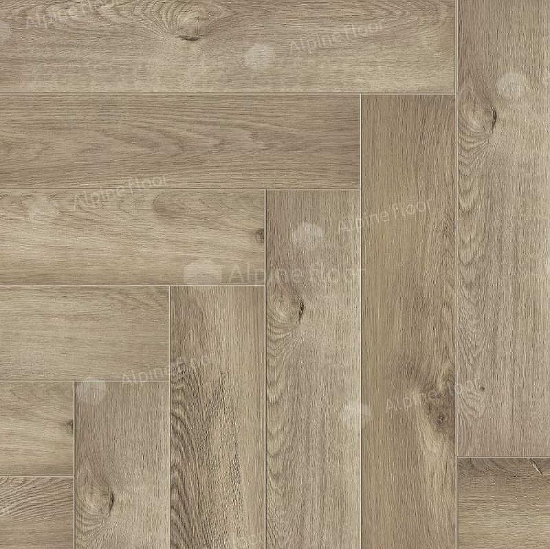 Виниловый ламинат Alpine Floor Parquet LVT ECO 16-5 Дуб Натуральный Отбеленный 590х118х2,5 мм