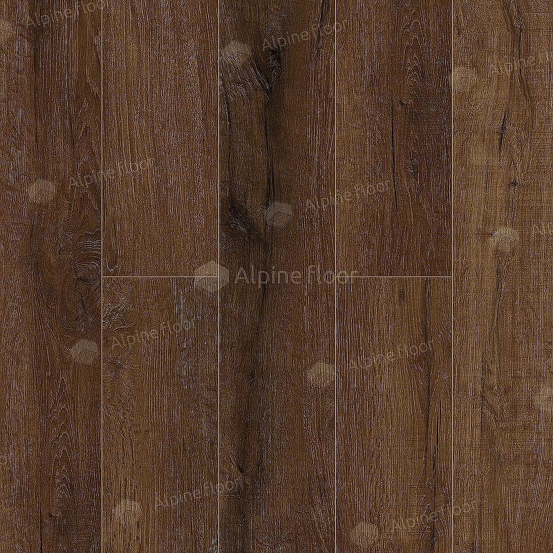 Виниловый ламинат Alpine Floor Premium XL ЕСО 7-18 Дуб Шоколадный 1220х183х8 мм