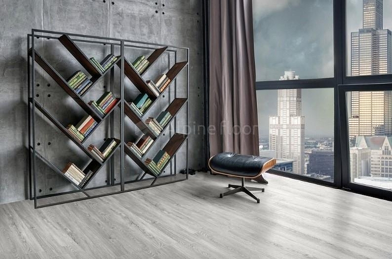 Виниловый ламинат Alpine Floor Sequoia Секвойя Снежная ECO6-8 1220х183х4 мм