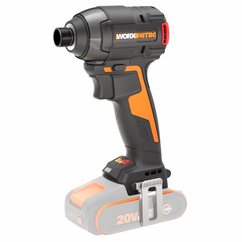 Винтоверт ударный бесщеточный аккумуляторный WORX WX265.9, 20В, 200Нм, без АКБ и ЗУ, коробка